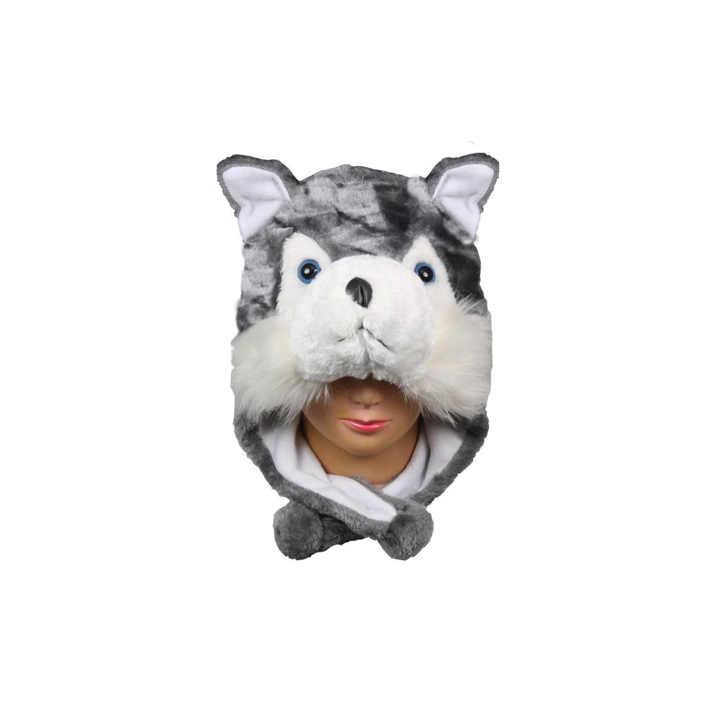 10 Pieces of Soft Plush Cat Animal Character Earmuff Hats