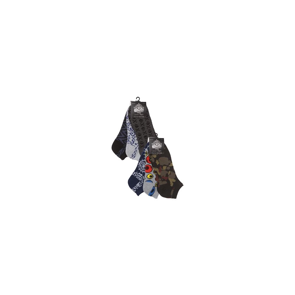100 Pairs of Men's Ankle Socks In Assorted Styles Size 10-13