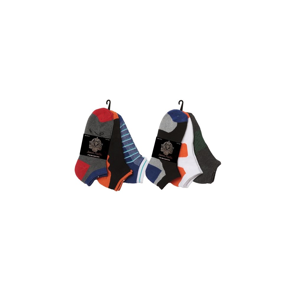 96 Pairs of Men's Ankle Socks In Assorted Styles Size 10-13