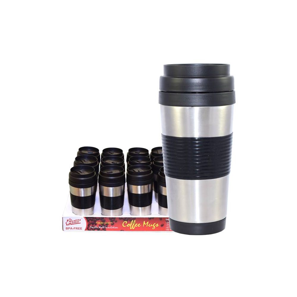 24 pieces of Coffee Mug Insulated With Grip 14oz