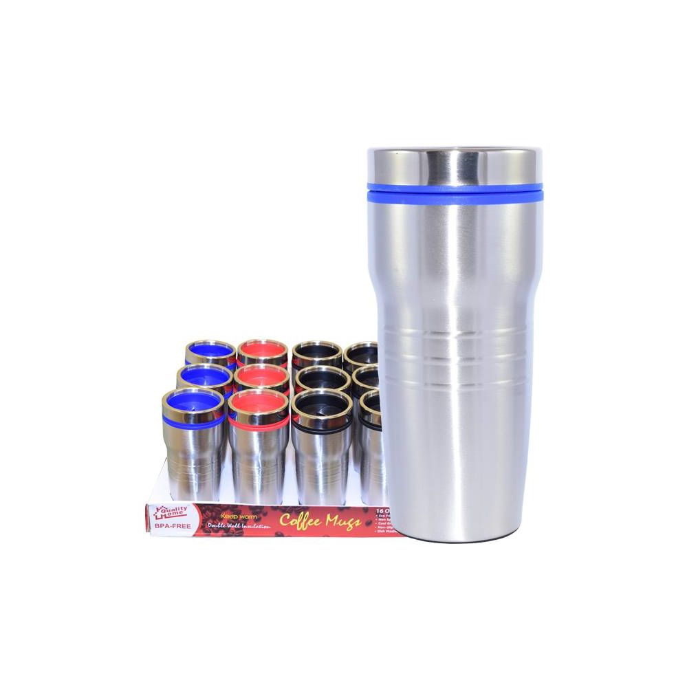 24 Pieces of Coffee Mug Insulated Color Top