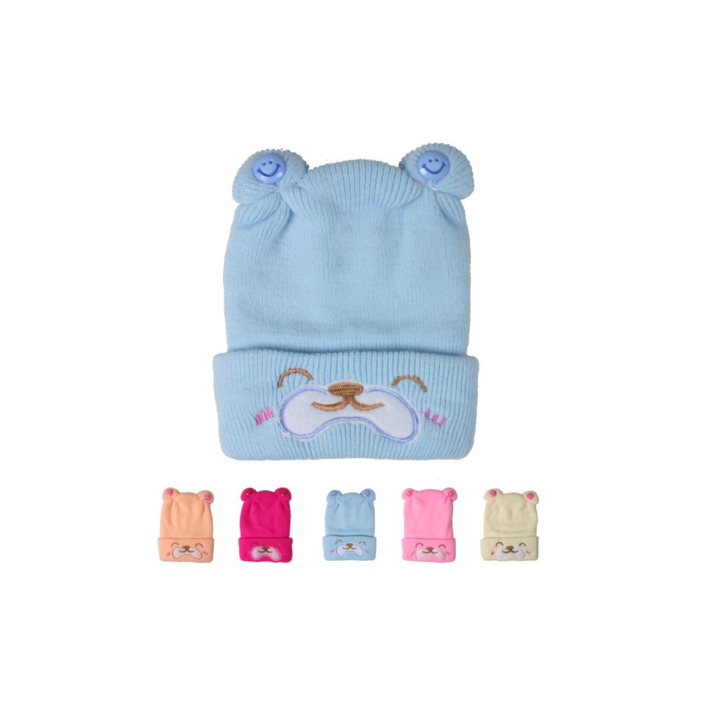 72 pieces of Kids Happy Face Winter Hat