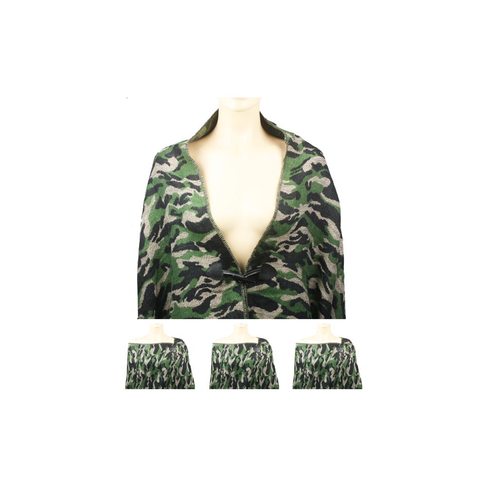24 Pieces of Womens Fashionable Winter Scarf Camo Style