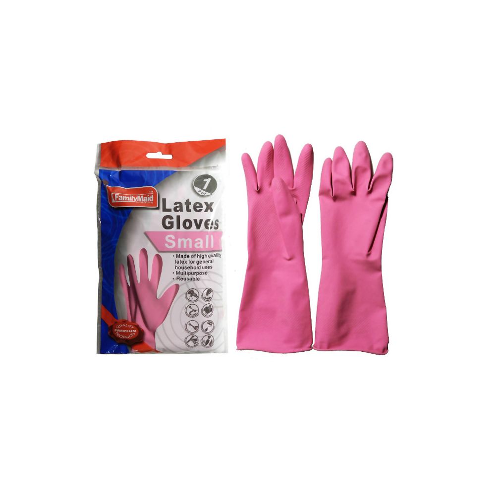 144 Pairs of Small Rubber Glove In Pink