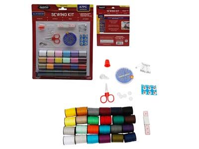 96 Pieces of 69 Piece Sewing Thread Set
