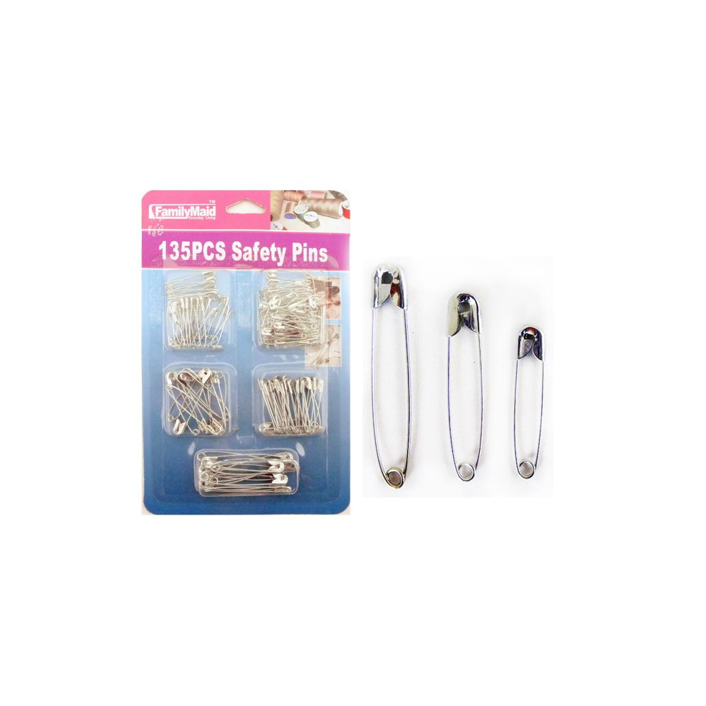 72 Pieces of Safety Pins 135pcs
