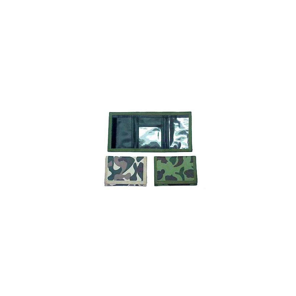 24 Pieces of Trifold Camouflage Wallet