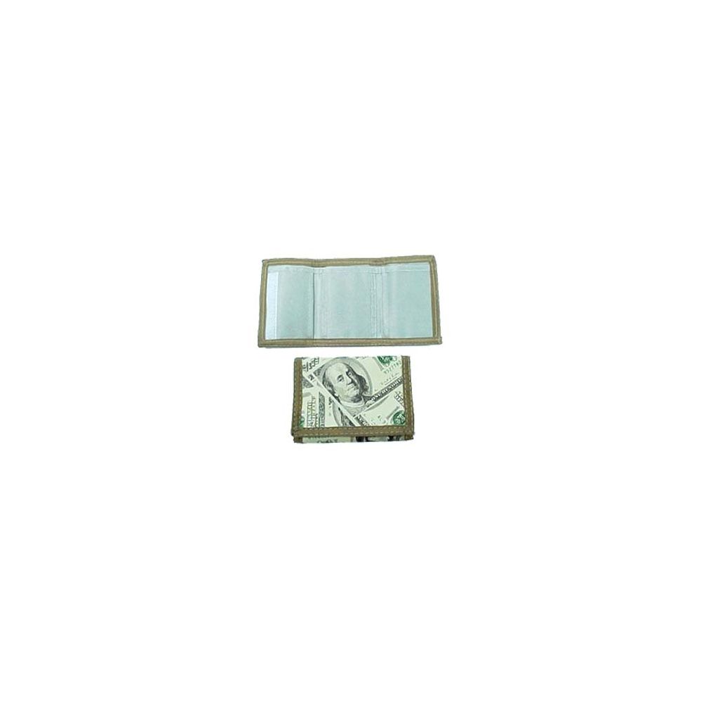 24 Pieces of Dollar Print Trifold Wallet