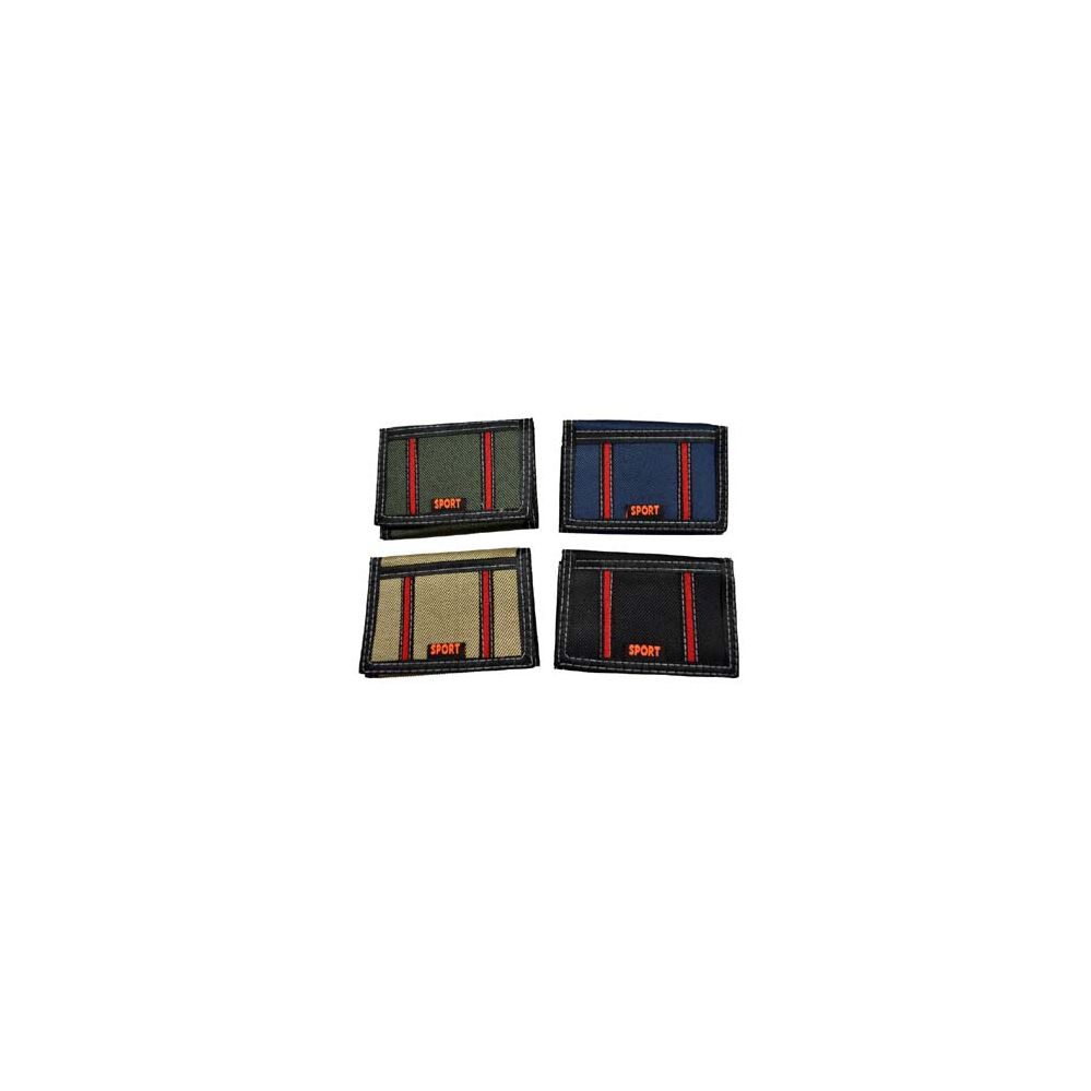 72 Pieces of Assorted Color Sport Wallet