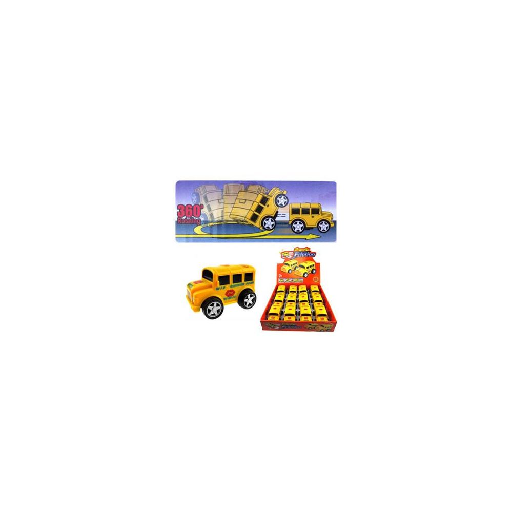 48 Wholesale 4" Friction Rotating School Bus