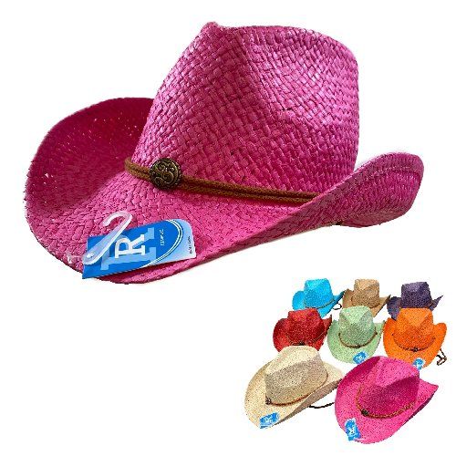 24 Pieces of Classic Woven Cowboy Hat