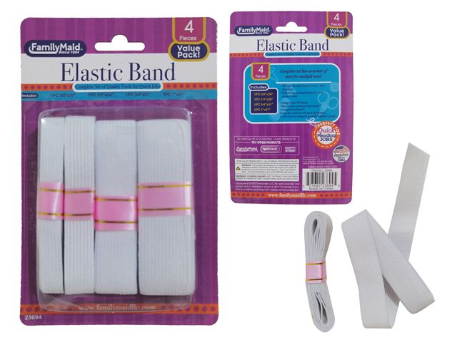 96 Pieces of 4 Pc Elastic Bands