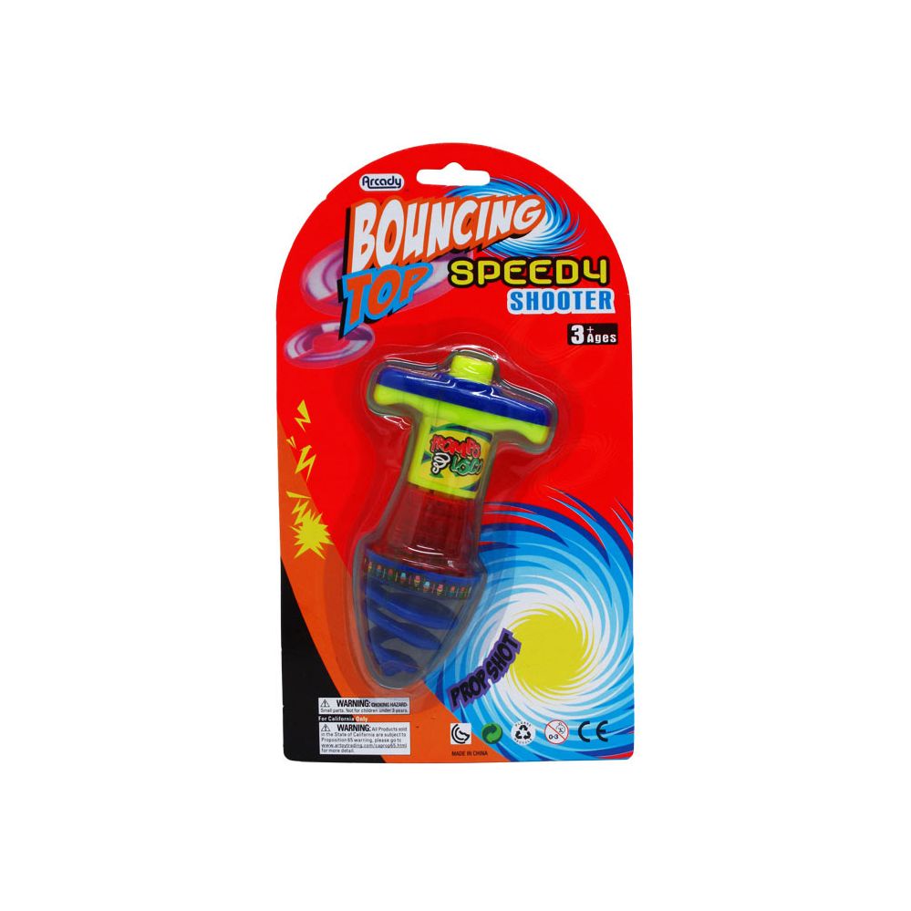 48 Wholesale LighT-Up Bouncing Spinning Top