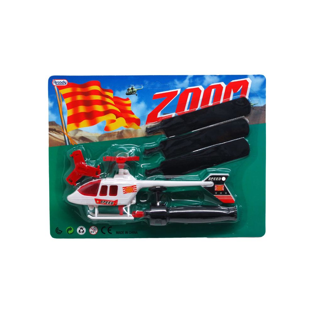 72 Wholesale Zoom Helicopter In Blister Card