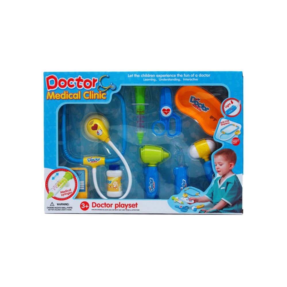 12 Wholesale 9pc Doctor Play Set In Window Box