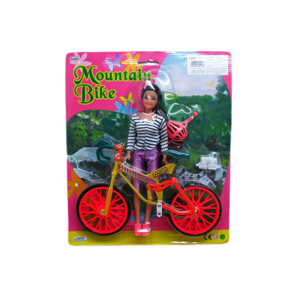 36 Pieces of Doll With Mountain Bike