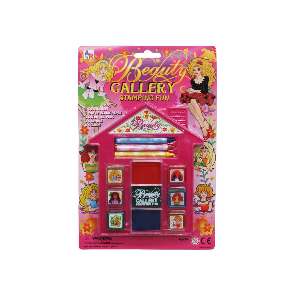 72 Pieces of Beauty Gallery Fun Stamping Play Set