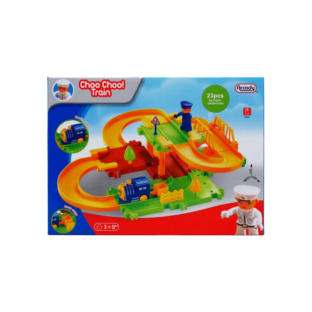 18 Wholesale 23pc Train Play Set W/2.5" B/o In Color Box