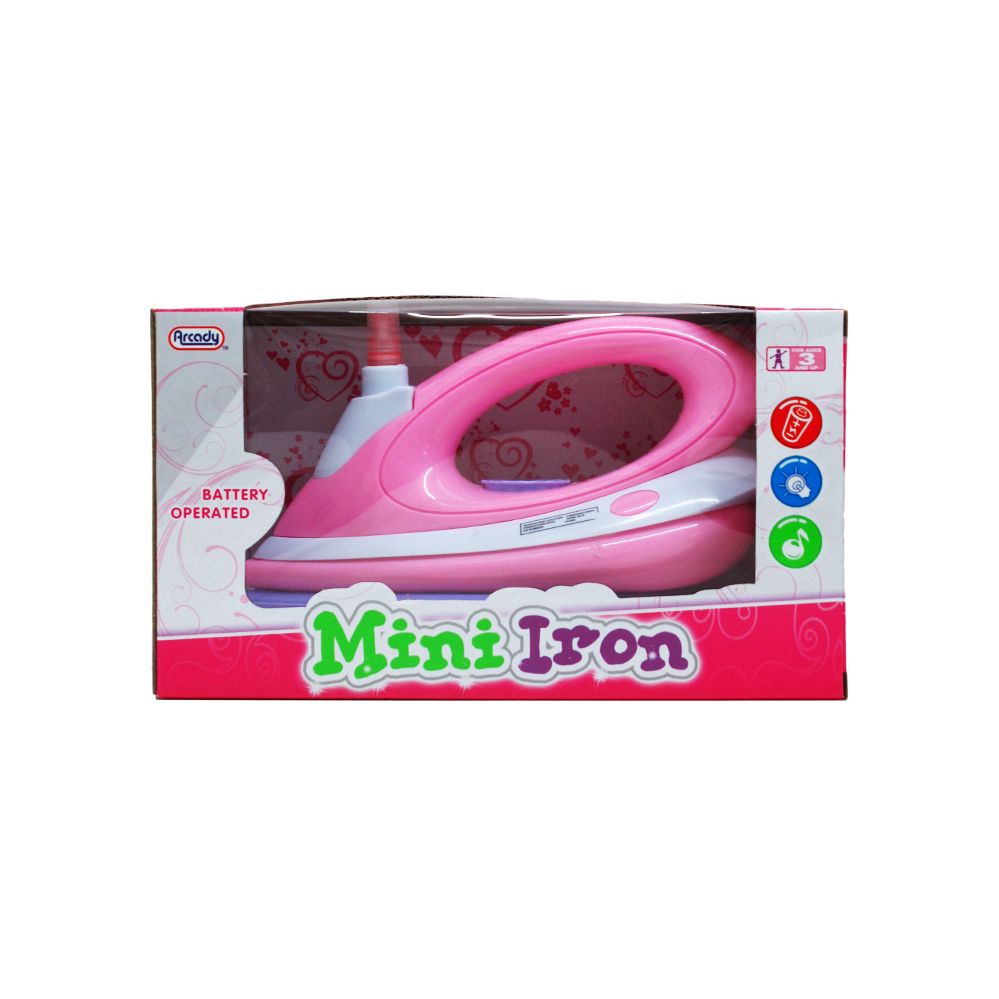 24 Wholesale 8.5" B/o Mini Toy Iron W/light & Sound In Window Box