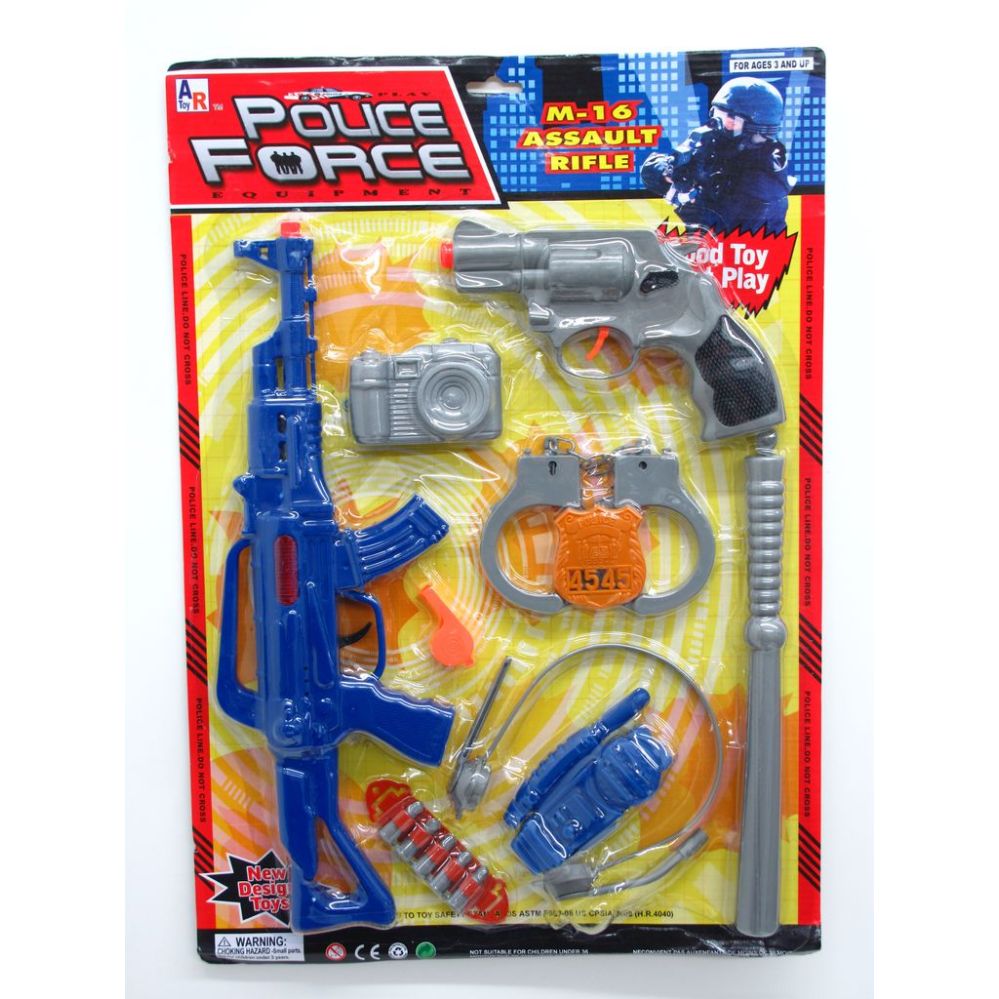 police weapons toy set