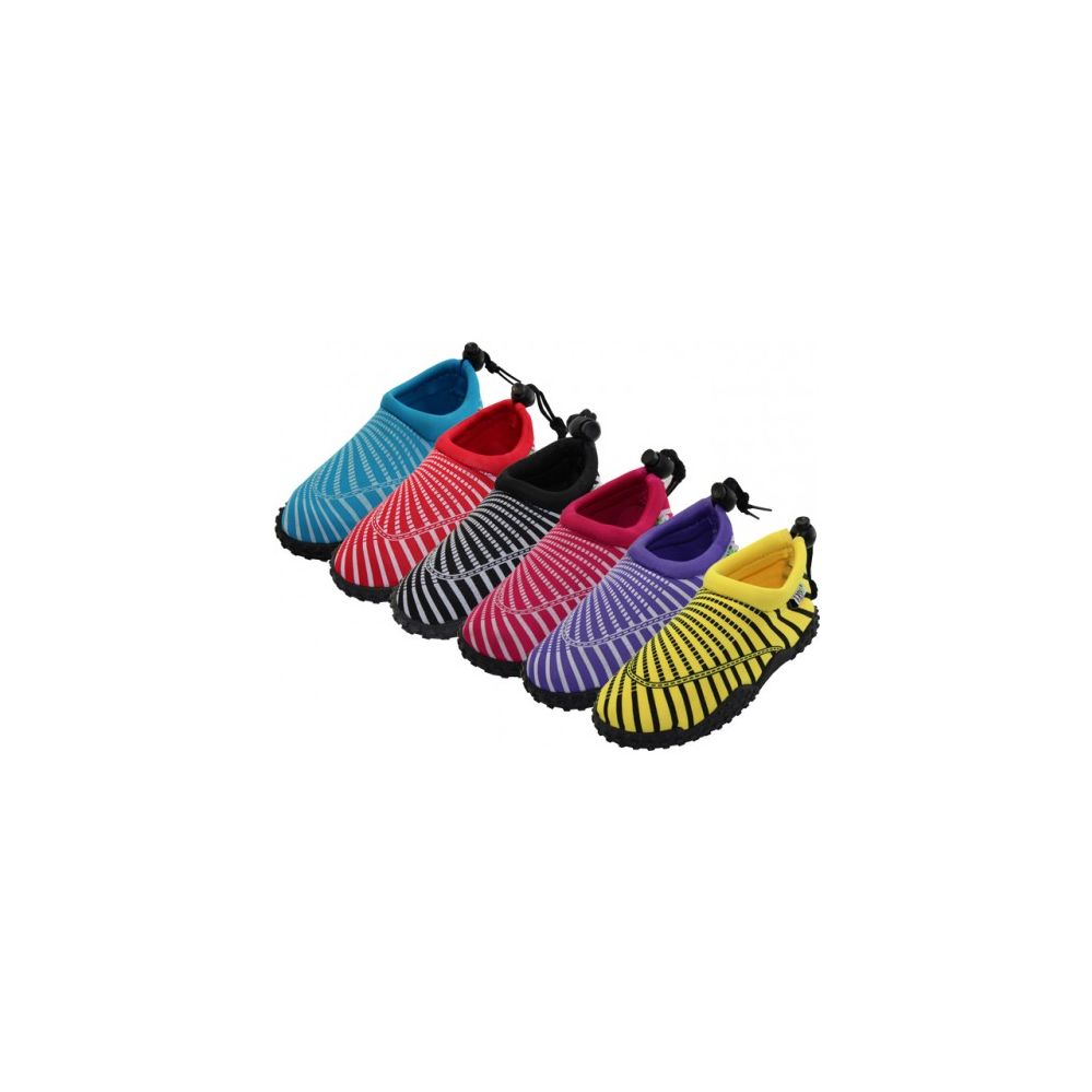 36 Wholesale Women's Sea Shell Print Wave Water Shoe