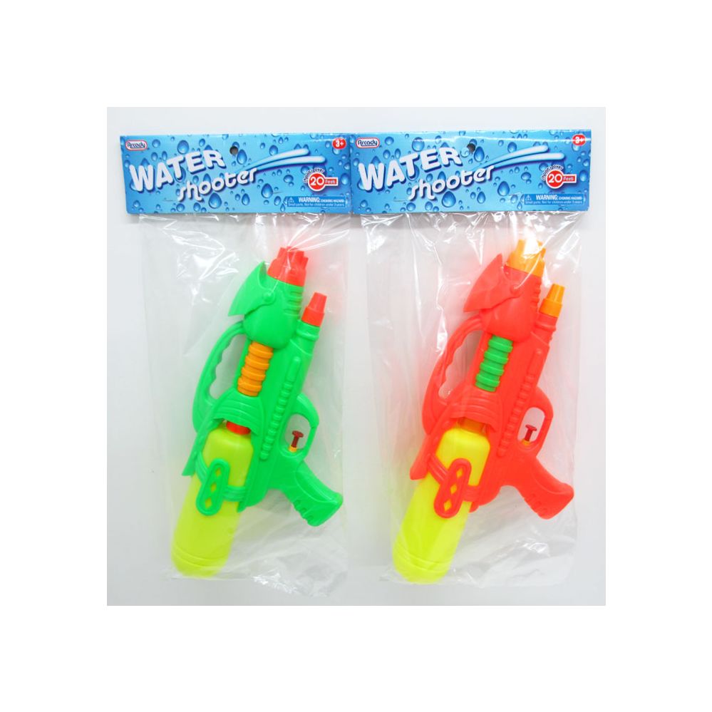 48 Wholesale 14" Water Gun In Poly Bag W/header, Asst. Colors