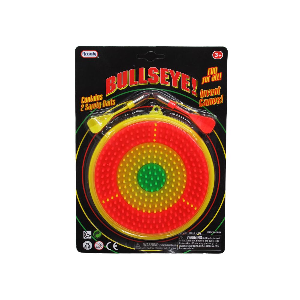72 Pieces of 2 Dart Bullseye! Game Play Set In Blister Card