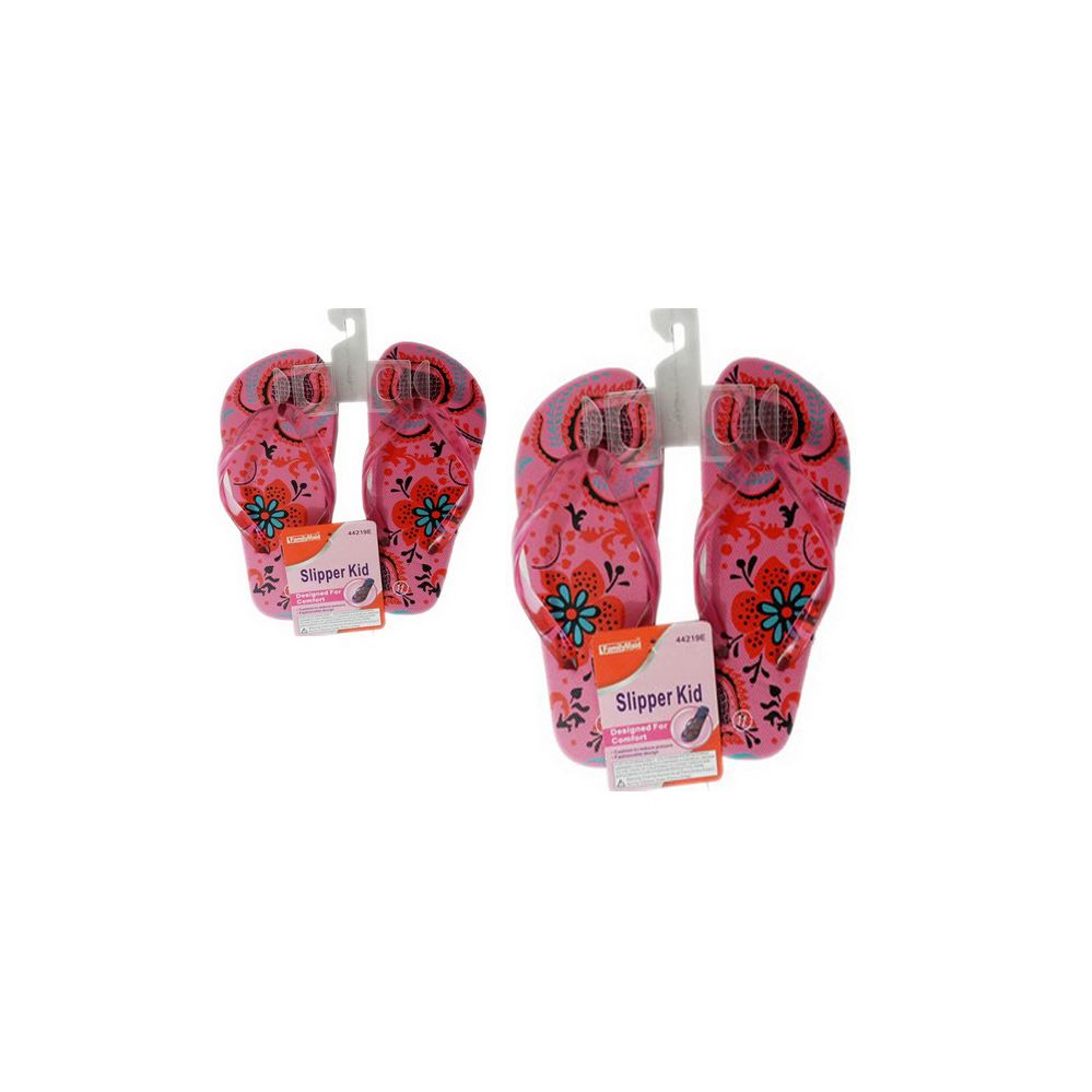 72 Pairs of Slipper For Girl 6asst Color Size 6-10