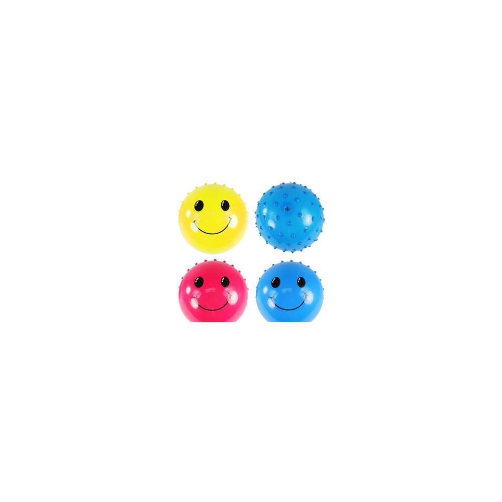 96 Wholesale Smiley Face Pearlized Knobby Balls