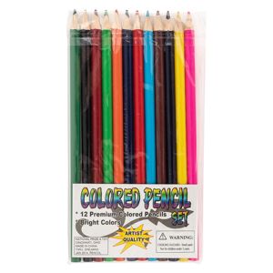 72 Pieces of Colored Pencils - 12 Piece Set