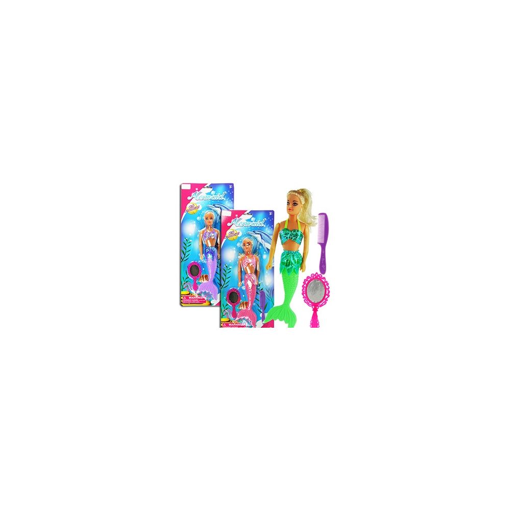 36 Pieces of Mermaid Doll Playsets