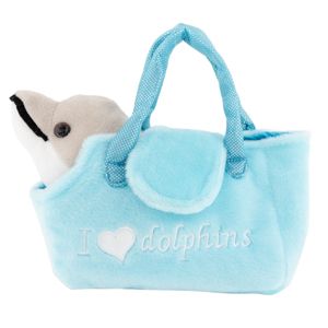 24 Pieces of 8.5 Inch Plush Dolphin In A Purse
