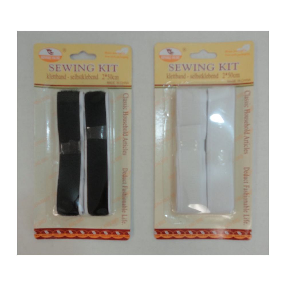 24 Pieces of 2pk Velcro [black Or White