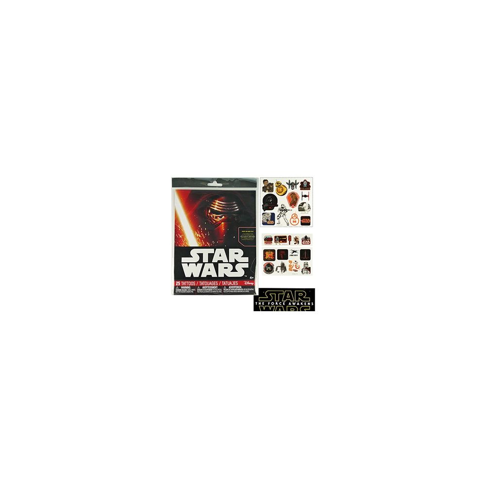 24 Pieces of Star Wars Temporary Tattoos