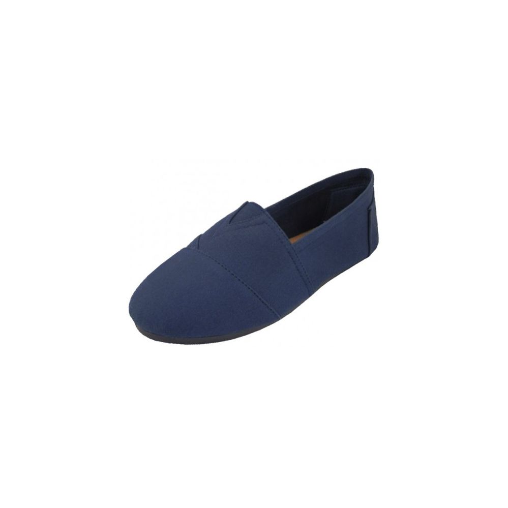 Wholesale Footwear Men's Canvas Slip On In Blue