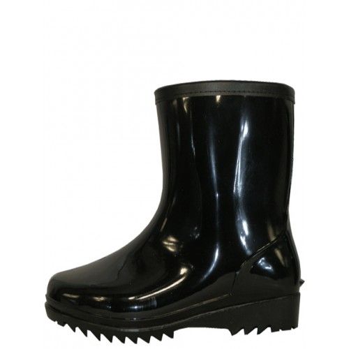 24 Wholesale Men's 8 Inches Angle Height Water Proof Soft Rubber Rain Boot