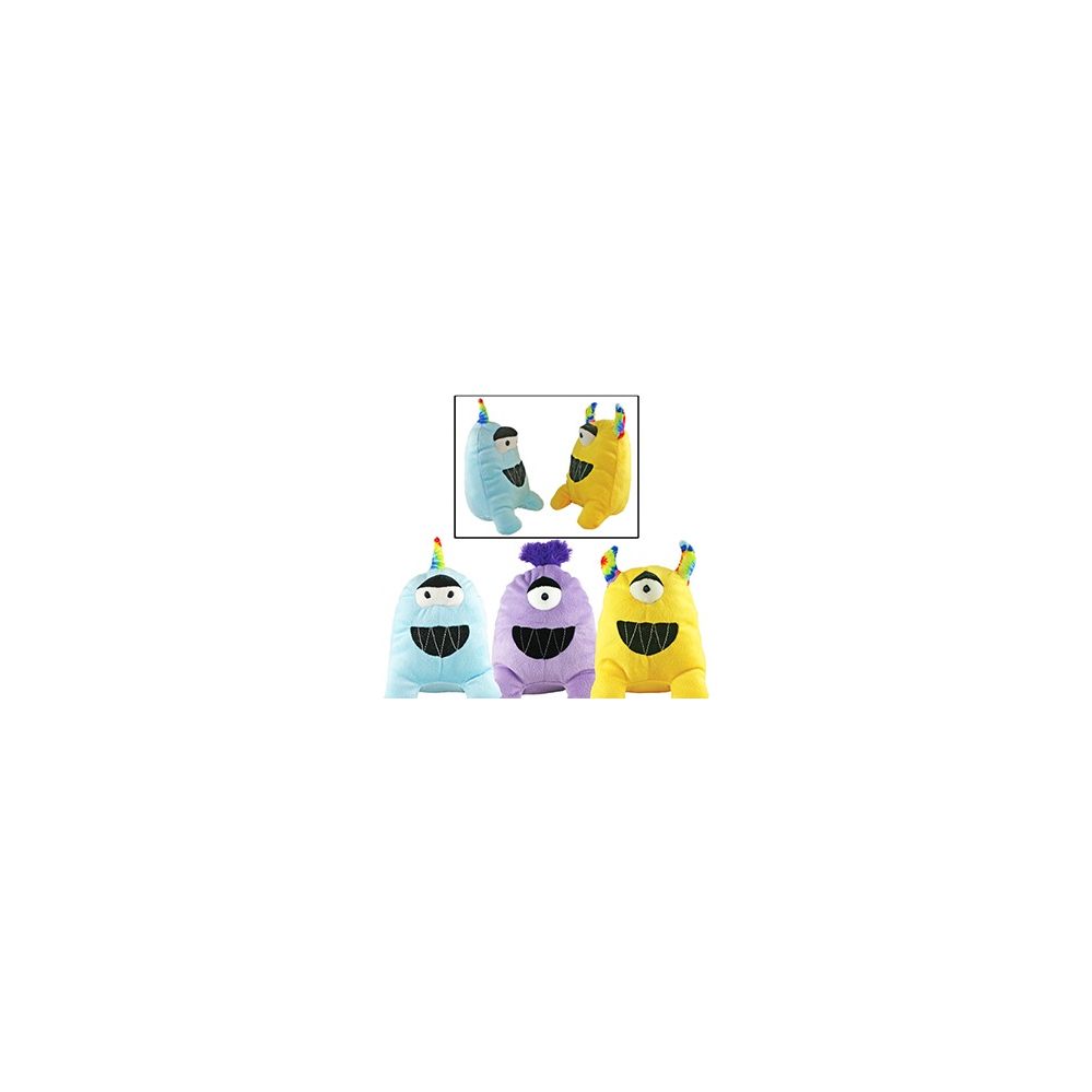 24 Pieces of Plush Smiling Monsters.