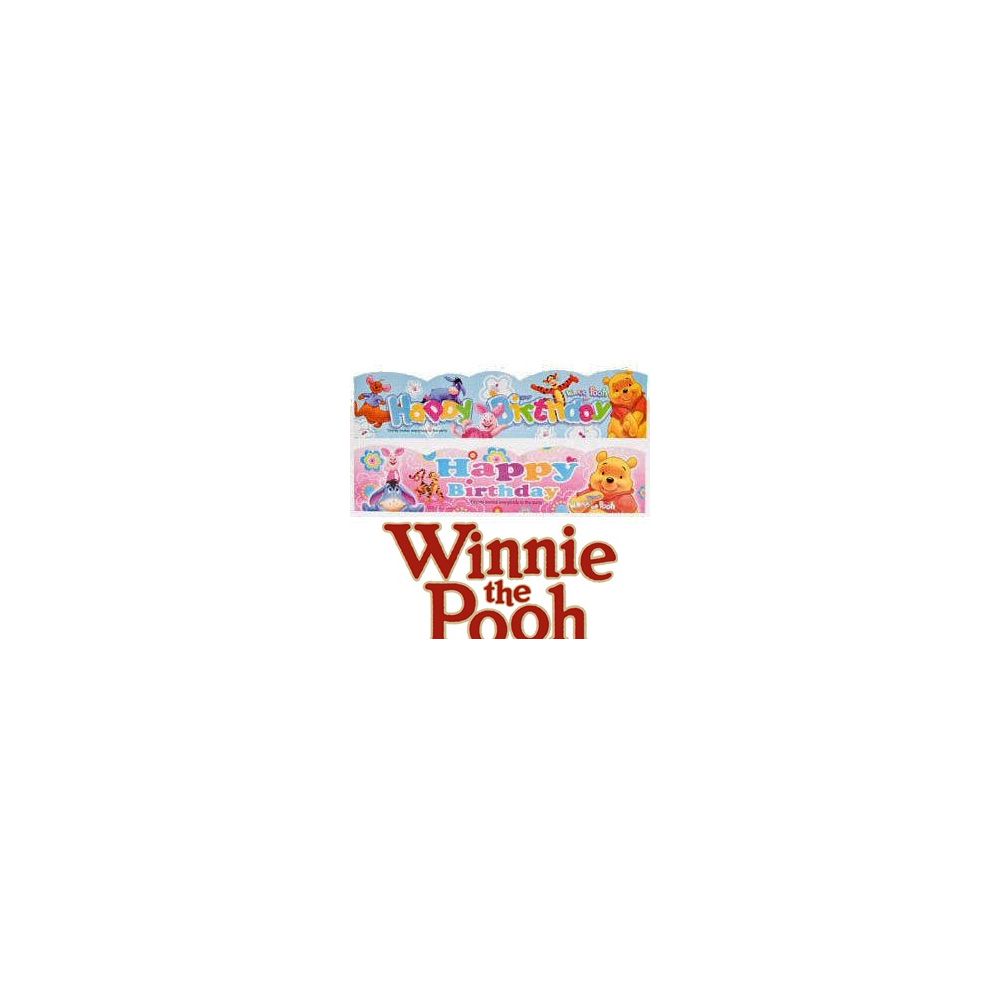 48 Pieces of Disney's Winnie The Pooh Birthday Banners