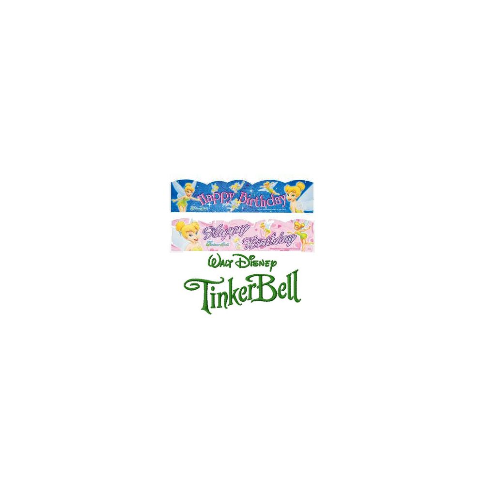 120 Pieces of Disney Tinkerbell Birthday Party Banners.