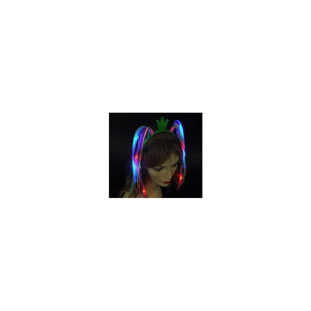 72 Wholesale Led Party Dreads Crown Headbands .