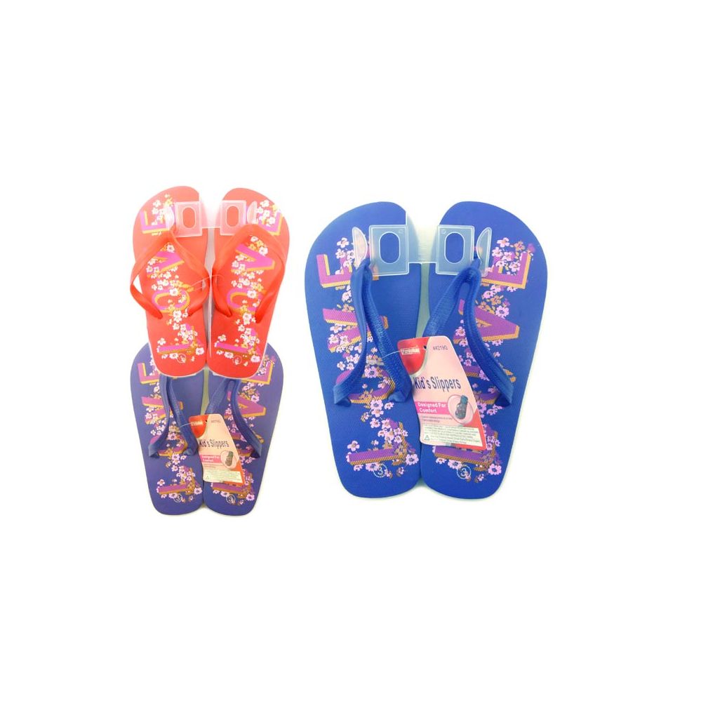 72 Pairs of "love" Print Flip Flop Size 6-10