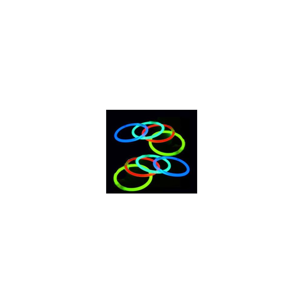 1000 Pieces of 8" Assorted Colors Glow Bracelets