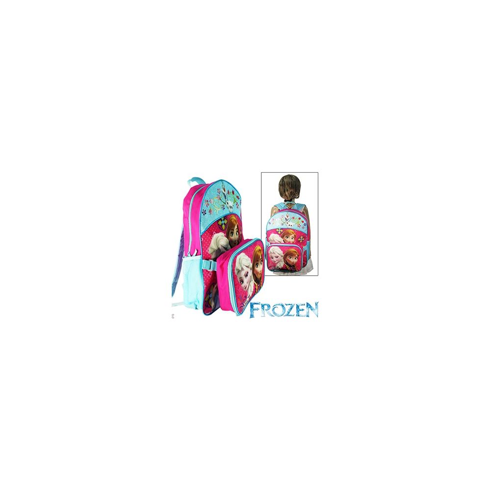 12 Pieces of 2-IN-1 Disney's Frozen Lunch Box & Backpacks.