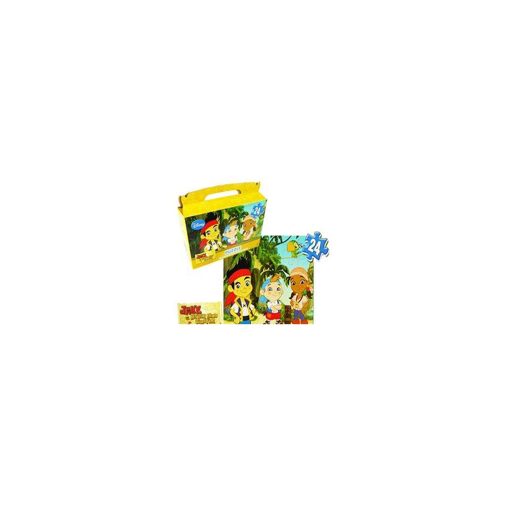 24 Pieces of Disney's Jake And The Pirates Gift Box Puzzles