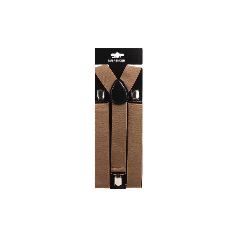 48 Pieces of Brown Suspender (1.5 Inches Wide)