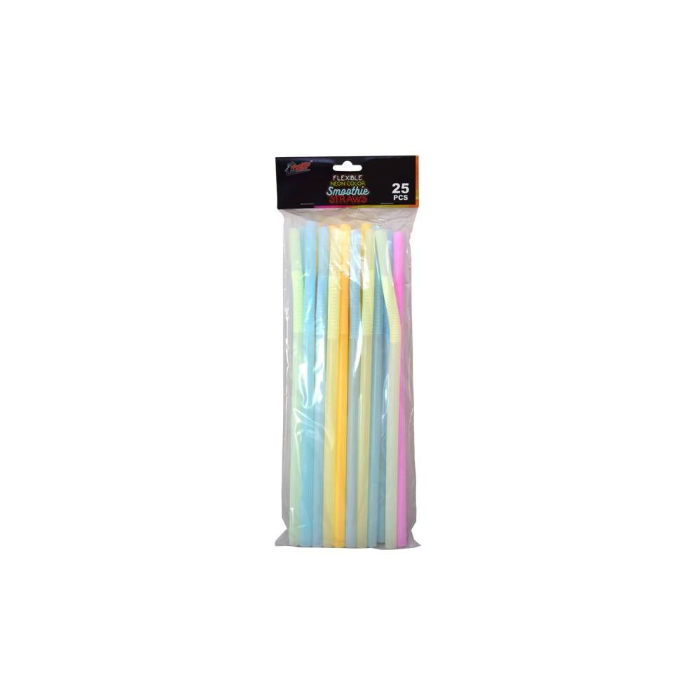 96 Wholesale Straw 25 Count Smoothie