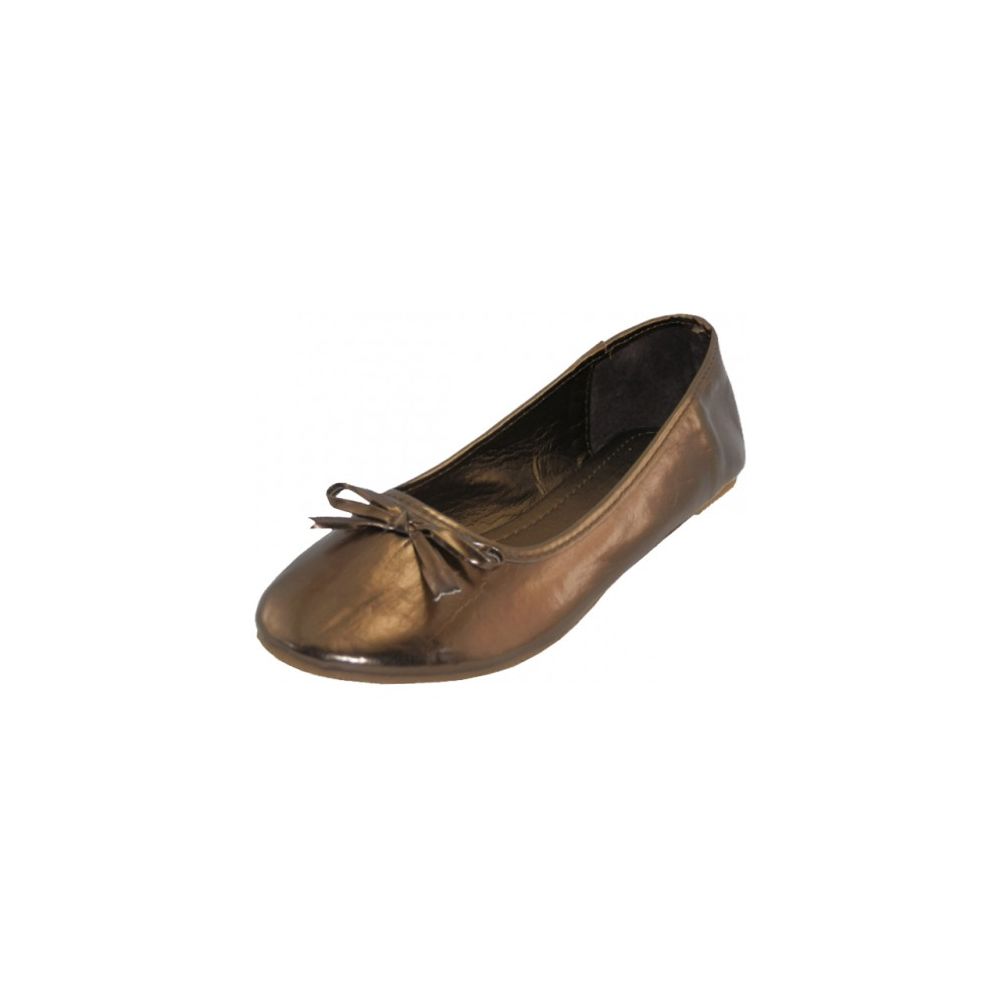 Bronze ballet clearance pumps