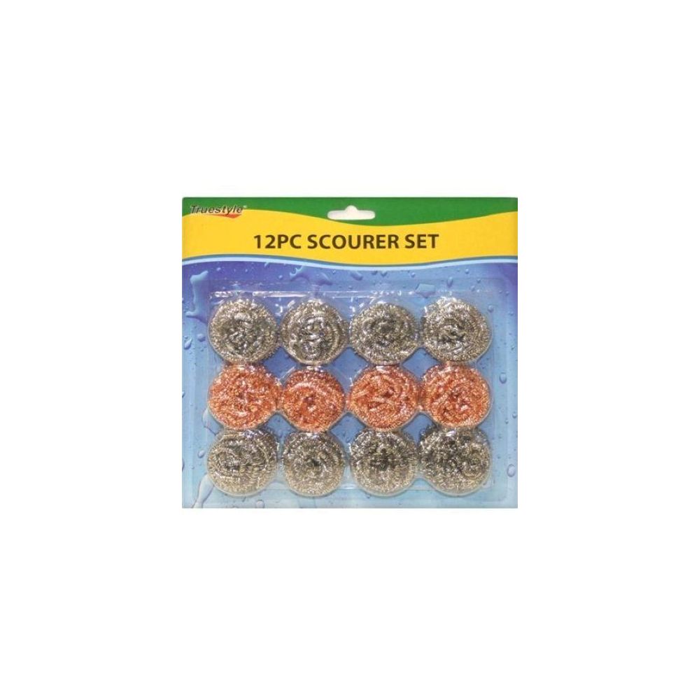96 Wholesale 12pc Scourer Set