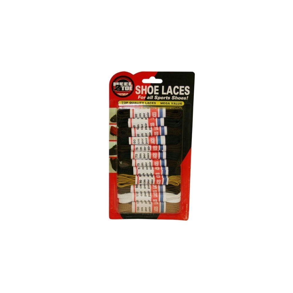 288 Wholesale 12pc Assorted Shoe Laces