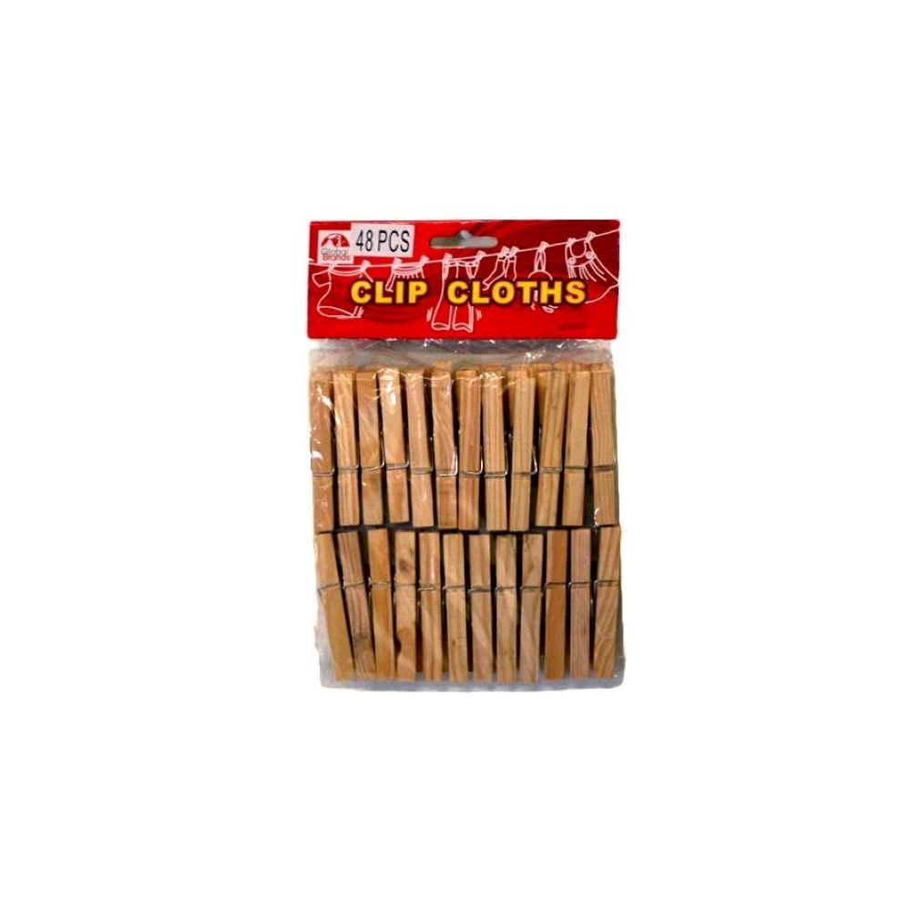 48 Pieces of 48pc Wood Cloth Pins